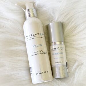 PERFECT SKIN BY CHRISTIE KIDD CLEANSER AND RENEW SERUM NEW SEALED